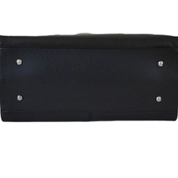 Wilson Black Large Pebble Leather Tote Bag - Picture 4 of 9